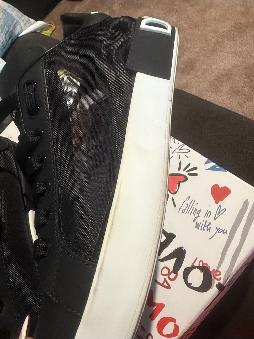 Dolce & Gabbana Black Leather Low-Top Sneakers with White Outsole - Picture 3 of 7